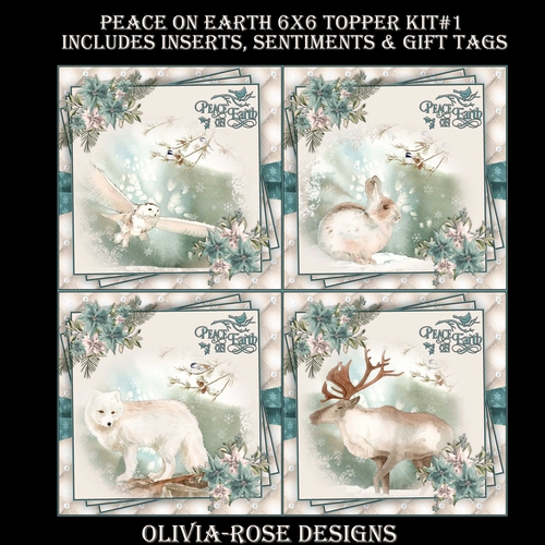 Peace On Earth 6X6 Topper Kit #1
