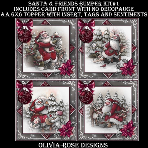 Santa & Friends Bumper Kit #1