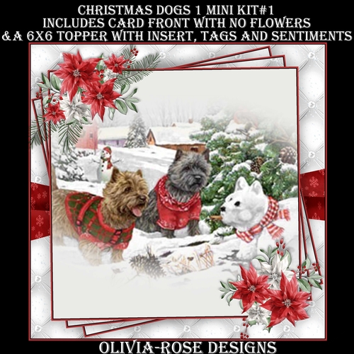 Christmas Dogs 1 Mini Kit #1 