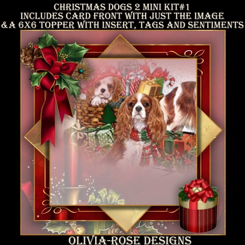 Christmas Dogs 2 Mini Kit #1 