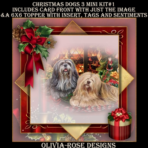 Christmas Dogs 3 Mini Kit #1 