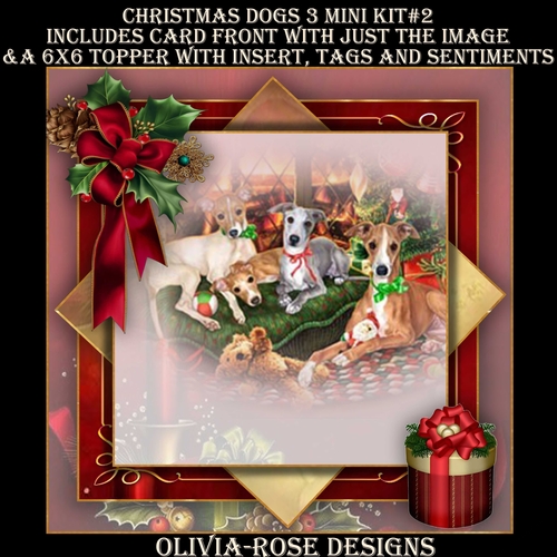 Christmas Dogs 3 Mini Kit #2 