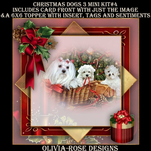 Christmas Dogs 3 Mini Kit #4 