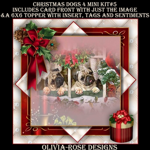 Christmas Dogs 4 Mini Kit #5 
