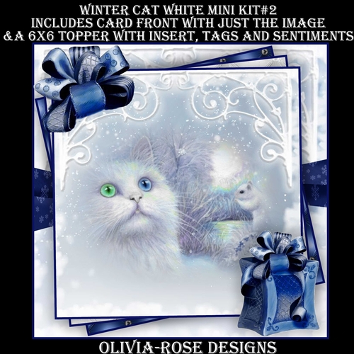 Winter Cat White Mini Kit #2 