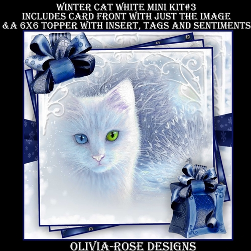 Winter Cat White Mini Kit #3 