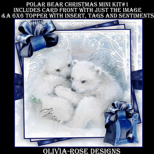Polar Bear Christmas Mini Kit #1 