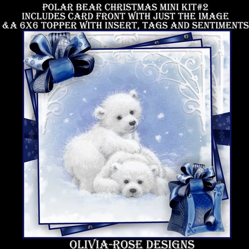 Polar Bear Christmas Mini Kit #2 
