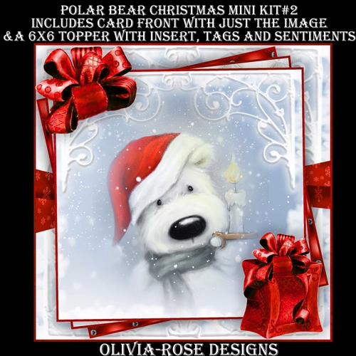 Polar Bear Christmas 2 Mini Kit #2   