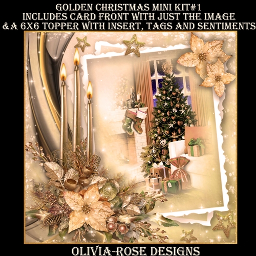 Golden Christmas Mini Kit #1  