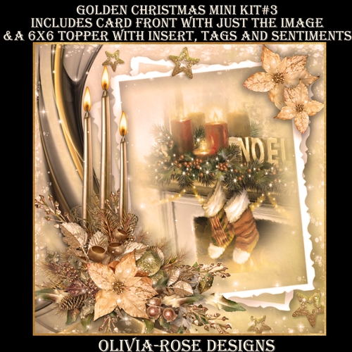 Golden Christmas Mini Kit #3  