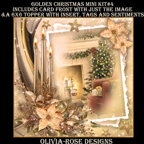 Golden Christmas Mini Kit #4  