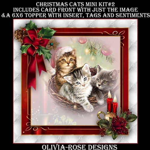 Christmas Cats Mini Kit #2   