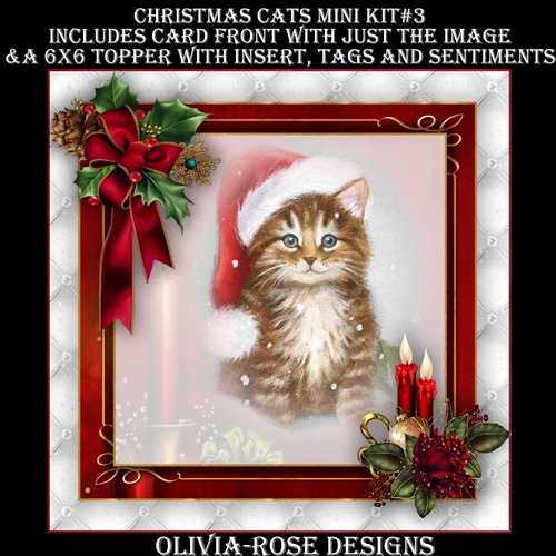 Christmas Cats Mini Kit #3   