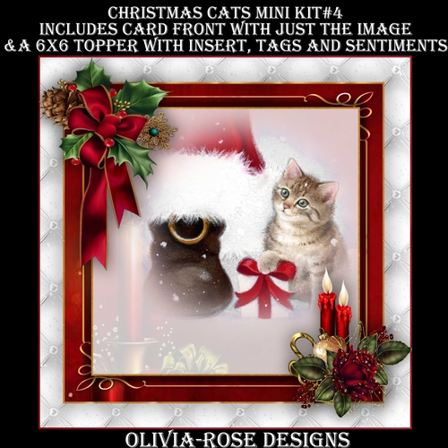 Christmas Cats Mini Kit #4   