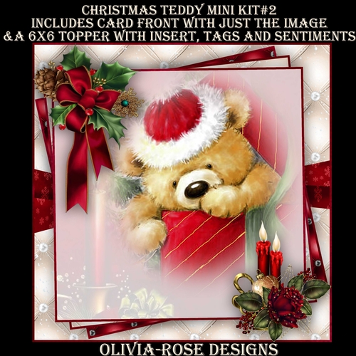 Christmas Teddy Mini Kit #2   