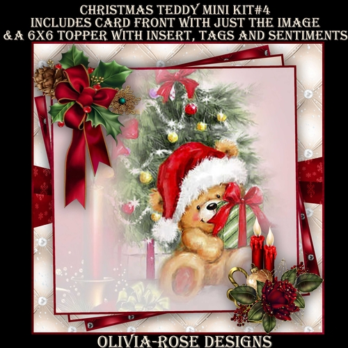 Christmas Teddy Mini Kit #4   