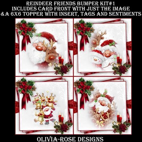 Reindeer Friends Bumper Kit #1   