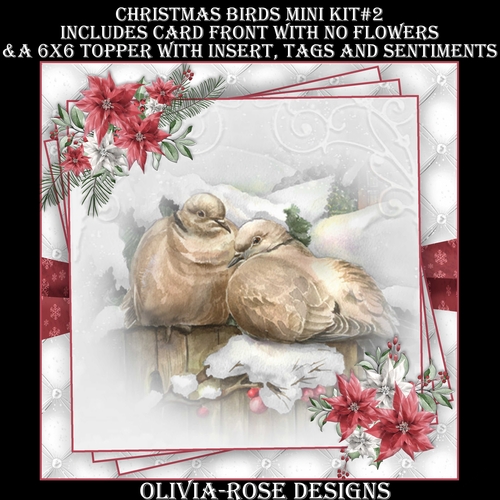 Christmas Birds Mini Kit #2   
