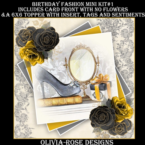 Birthday Fashion Mini Kit #1  