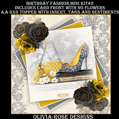 Birthday Fashion Mini Kit #2  