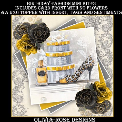 Birthday Fashion Mini Kit #3  