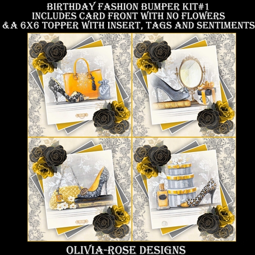 Birthday Fashion Bumper Kit #1  