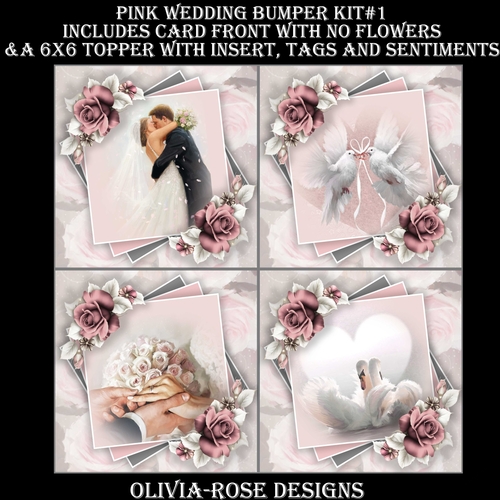 Pink Wedding Bumper Kit #1  