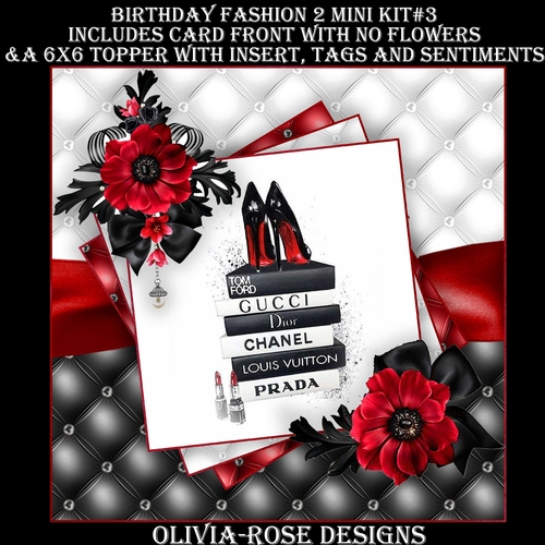Birthday Fashion 2 Mini Kit #3  