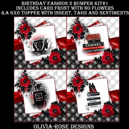Birthday Fashion 2 Bumper Kit #1  