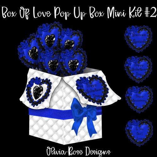 Box Of Love Pop Up Box Card Mini Kit #2