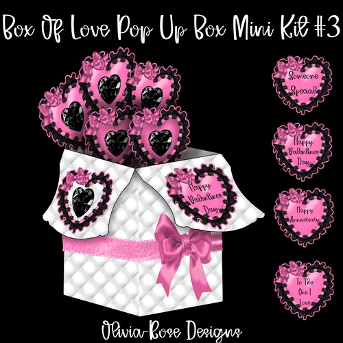 Box Of Love Pop Up Box Card Mini Kit #3