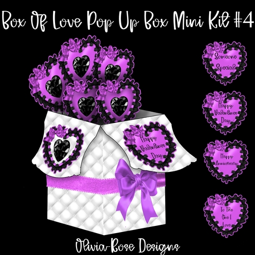 Box Of Love Pop Up Box Card Mini Kit #4