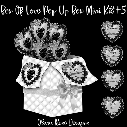 Box Of Love Pop Up Box Card Mini Kit #5