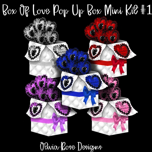 Box Of Love Pop Up Box Card Bumper Kit #1