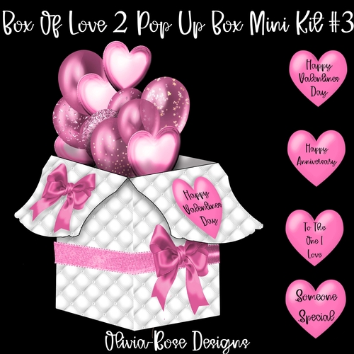 Box Of Love 2 Pop Up Box Card Mini Kit #3