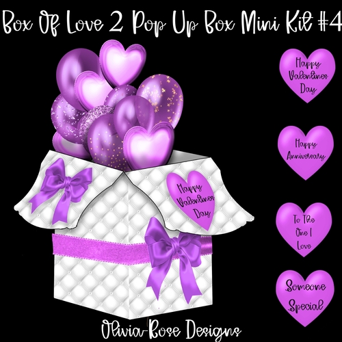 Box Of Love 2 Pop Up Box Card Mini Kit #4