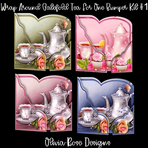 Wrap Around Gatefold Tea For One Bumper Kit #1