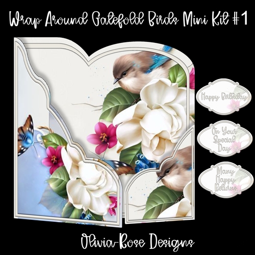 Wrap Around Gatefold Birds Mini Kit #1