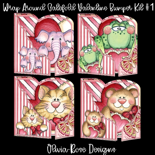 Wrap Around Gatefold Valentine Bumper Kit #1