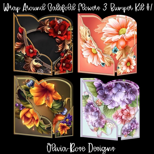 Wrap Around Gatefold Flowers 3 Bumper Kit #1