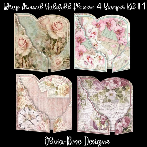Wrap Around Gatefold Flowers 4 Bumper Kit #1