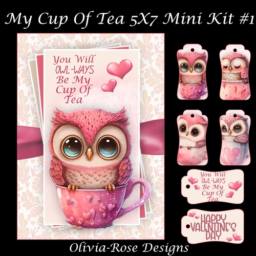 My Cup Of Tea 5X7  Mini Kit #1  