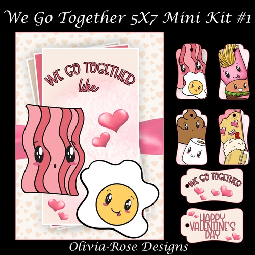 We Go Together 5X7  Mini Kit #1  