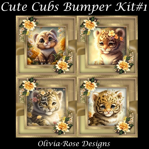 Cute Cubs Bumper Kit #1   