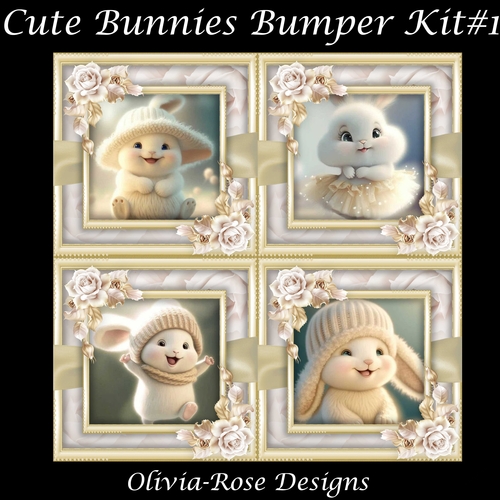 Cute Bunnies Bumper Kit #1   