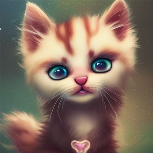 Cute Kittens 8 X 8  #4