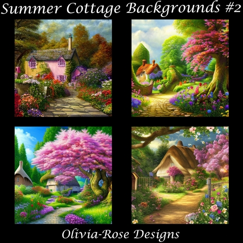 Summer Cottage Backgrounds #2
