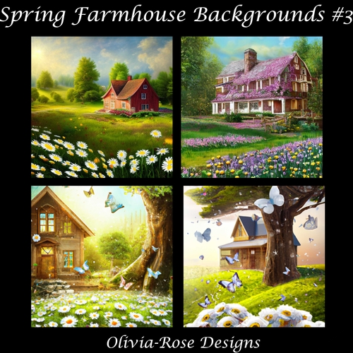 Spring Farmhouse Backgrounds #3