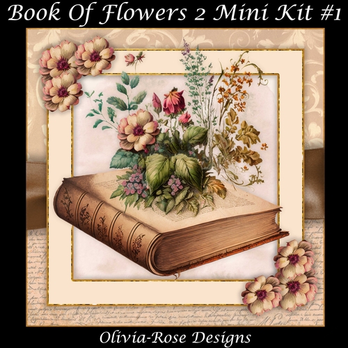 Book Of Flowers 2 Mini Kit #1  